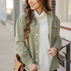 Faded Denim Jacket -Women's Clothing Store untitled 3745