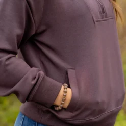 Side Pocket Quarter Zip Pullover -Women's Clothing Store untitled 3913 8964f3c1 c9f5 483f 8641 e8c1d7ae9485