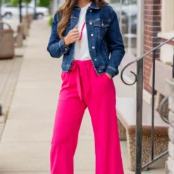 Elevated Tie Waist Pants -Women's Clothing Store untitled 3937