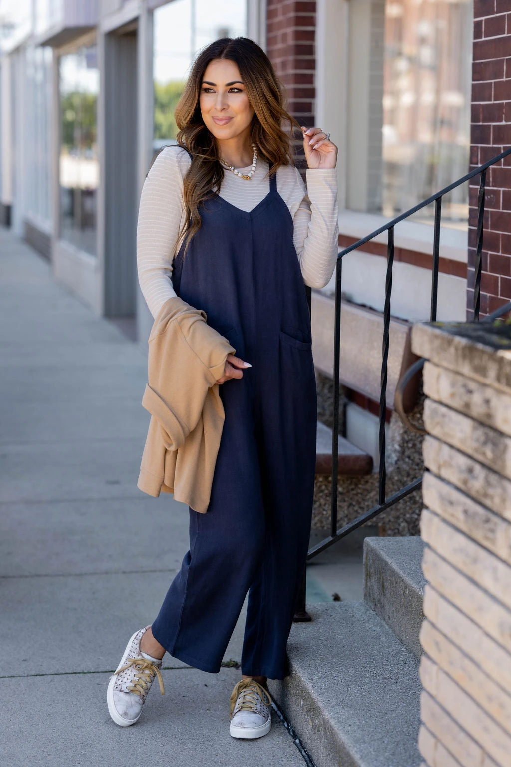 Slit Back Relaxed Tank Jumpsuit 2 Slit Back Relaxed Tank Jumpsuit - Image 2