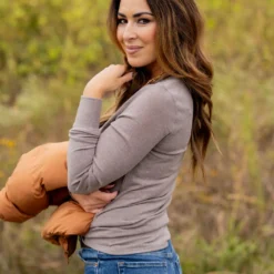 Lightly Ribbed Simple Long Sleeve Tee 28 Lightly Ribbed Simple Long Sleeve Tee -Women's Clothing Store untitled 4052 94884b0a 49e5 4bac be2d 64a551798a4a