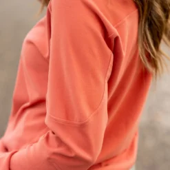 Rib Accented Button Pullover 21 Rib Accented Button Pullover -Women's Clothing Store untitled 4198