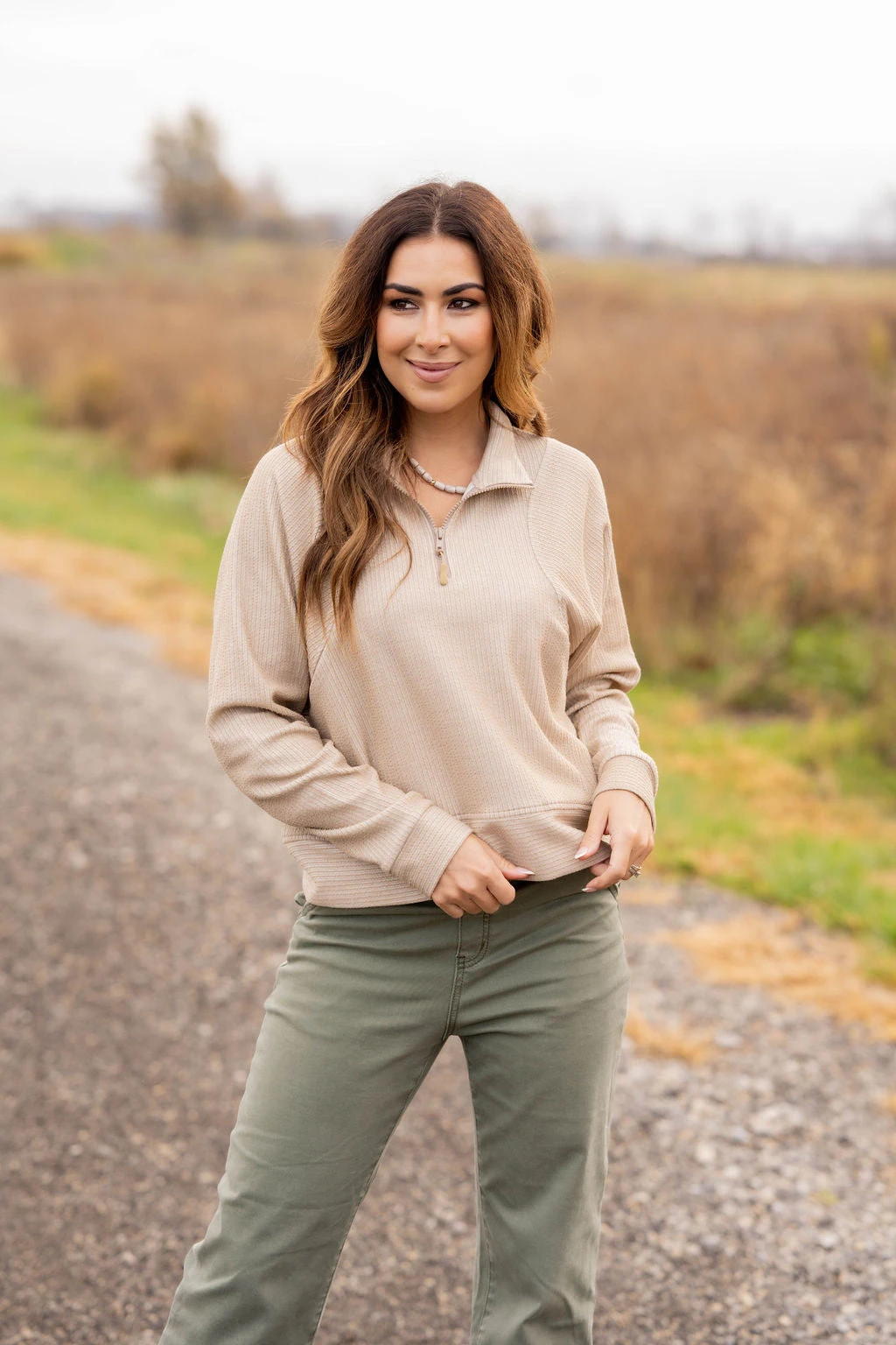 Mixed Textured Stripes Pullover 1 Mixed Textured Stripes Pullover