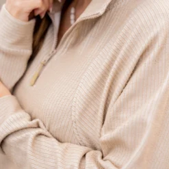 Mixed Textured Stripes Pullover 25 Mixed Textured Stripes Pullover -Women's Clothing Store untitled 4227