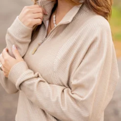 Mixed Textured Stripes Pullover 26 Mixed Textured Stripes Pullover -Women's Clothing Store untitled 4231