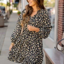 Floral Double Ruffle Bottom Dress 25 Floral Double Ruffle Bottom Dress -Women's Clothing Store untitled 4257 936585