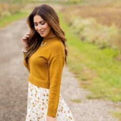 Floral Faux Layered Sweater Dress -Women's Clothing Store untitled 4273 a6a00f42 7a80 48b7 a03d 43970ea028ad