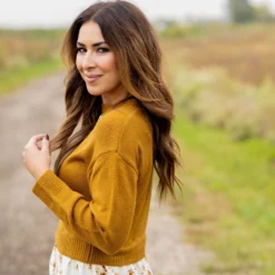 Floral Faux Layered Sweater Dress -Women's Clothing Store untitled 4279