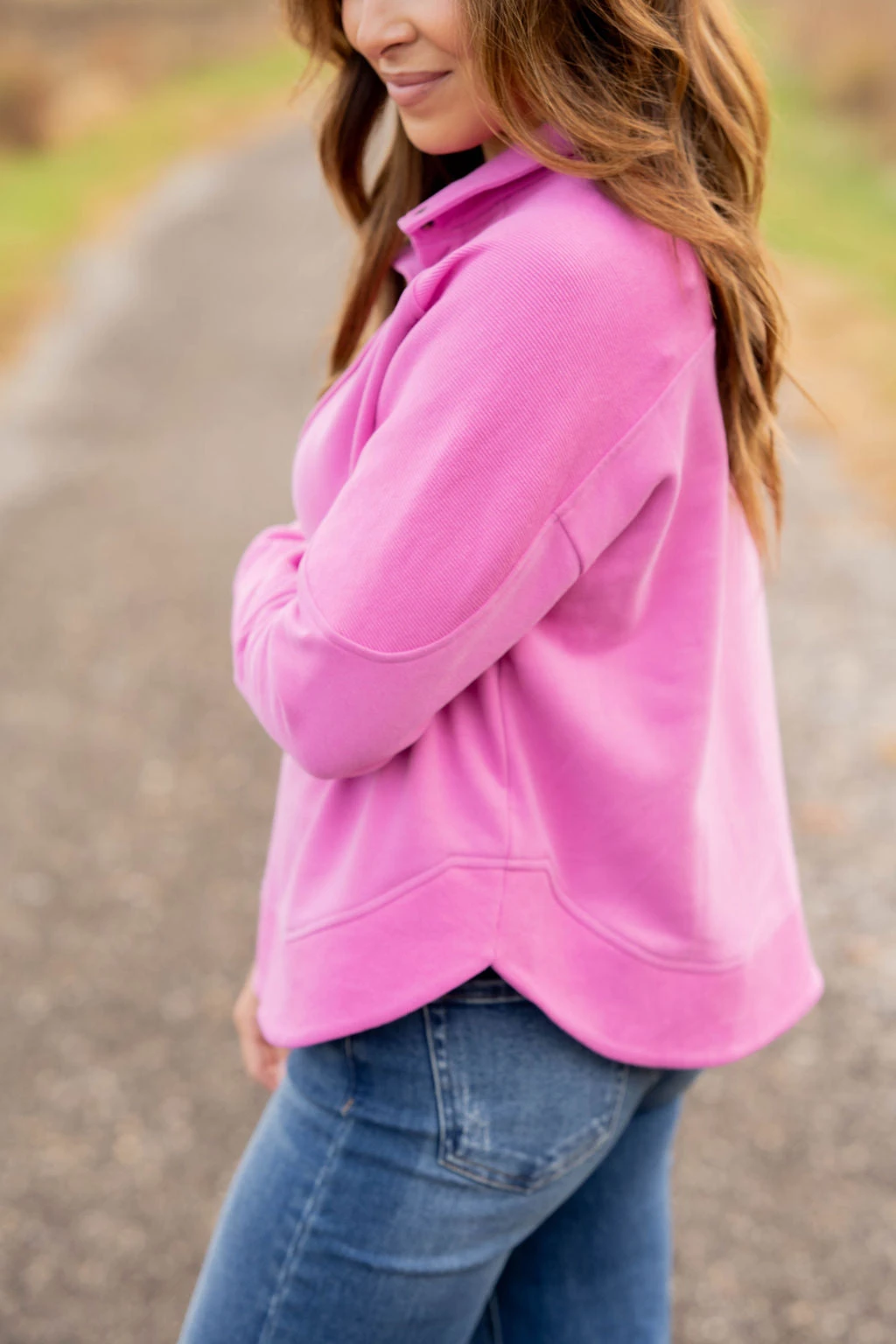 Side Slit Rib Accented Pullover 15 Side Slit Rib Accented Pullover - Image 15