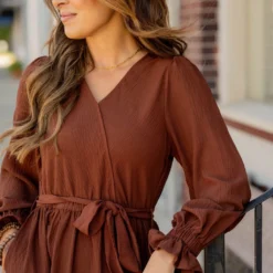 Wrap Top Tiered Maxi Dress -Women's Clothing Store untitled 4399 596215