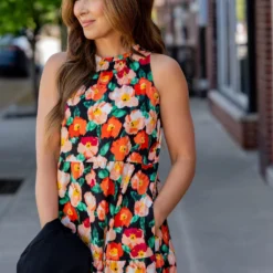 Painted Colorful Floral Tiered Maxi Dress 17 Painted Colorful Floral Tiered Maxi Dress -Women's Clothing Store untitled 4453 eb98ebdb b067 4aba a88a f10ba036588b