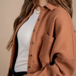 Thermal Oversized Shacket -Women's Clothing Store untitled 4462 d832cb64 e44d 4ded bec8 781b862efcd8