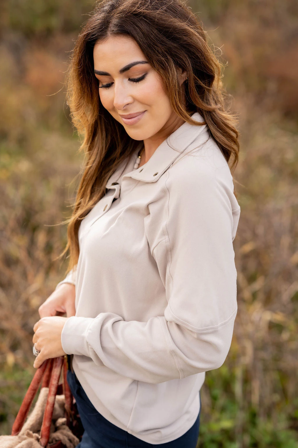 Rib Accented Button Pullover 13 Rib Accented Button Pullover - Image 13