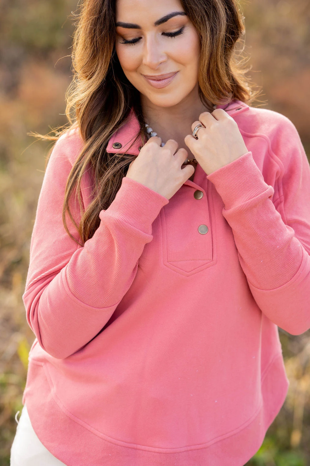 Side Slit Rib Accented Pullover 13 Side Slit Rib Accented Pullover - Image 13