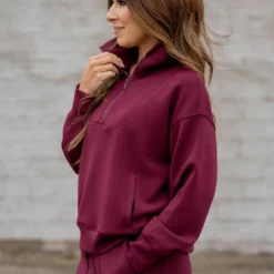 Everyday Quarter Zip Pullover -Women's Clothing Store untitled 4669 22dc9894 f27c 4252 a61a ea3d7d7e58a6