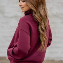 Everyday Quarter Zip Pullover -Women's Clothing Store untitled 4674