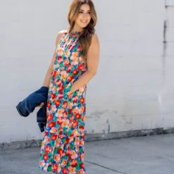 Painted Colorful Floral Tiered Maxi Dress 20 Painted Colorful Floral Tiered Maxi Dress -Women's Clothing Store untitled 4680 917f4710 ad80 4704 9c3e cd9afaa0ff26