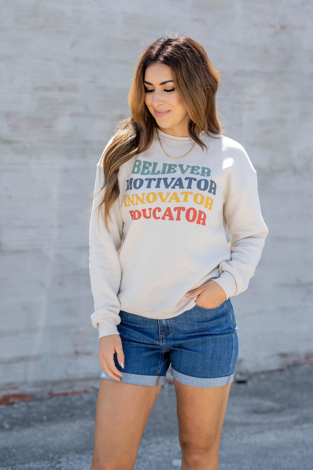 Educator Graphic Crewneck 2 Educator Graphic Crewneck - Image 2
