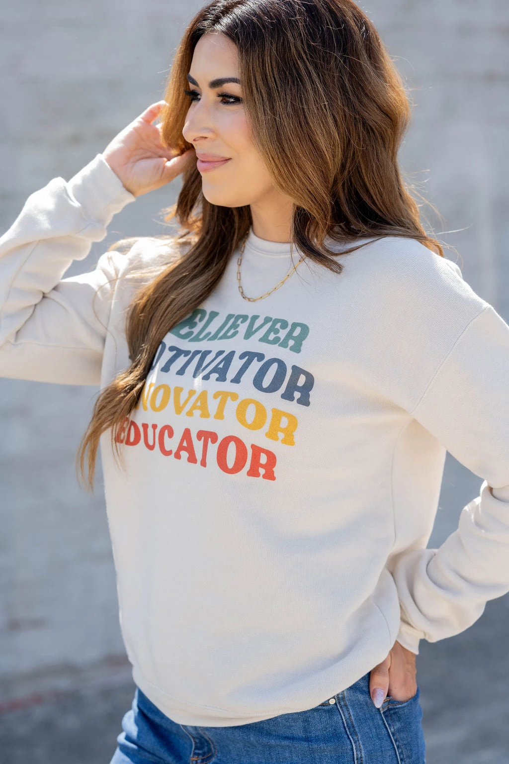Educator Graphic Crewneck 6 Educator Graphic Crewneck - Image 6