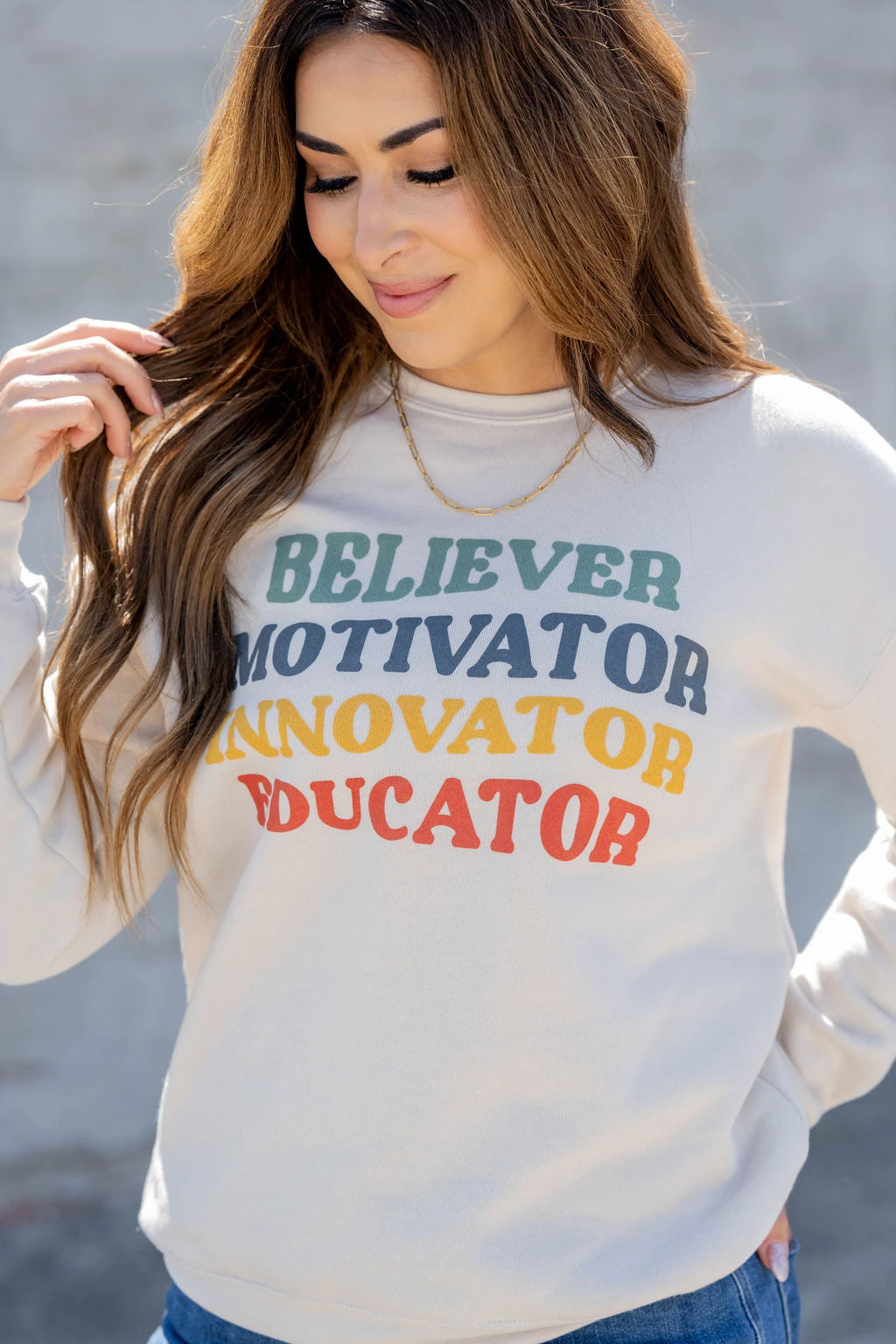 Educator Graphic Crewneck 7 Educator Graphic Crewneck - Image 7