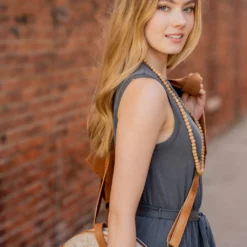 Simple Tie Waist Tank Midi Dress -Women's Clothing Store untitled 4741