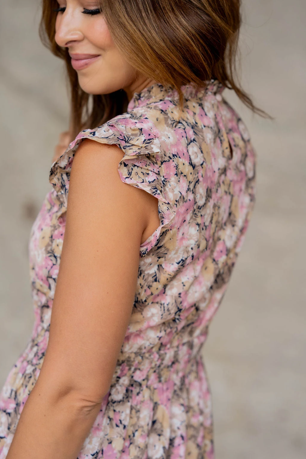 Vintage Blooms Cinched Accented Dress 9 Vintage Blooms Cinched Accented Dress - Image 9