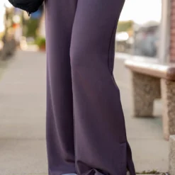 Side Slit Relaxed Pants -Women's Clothing Store untitled 4857 117fc982 e492 48e2 8e12 a390cf4f8472