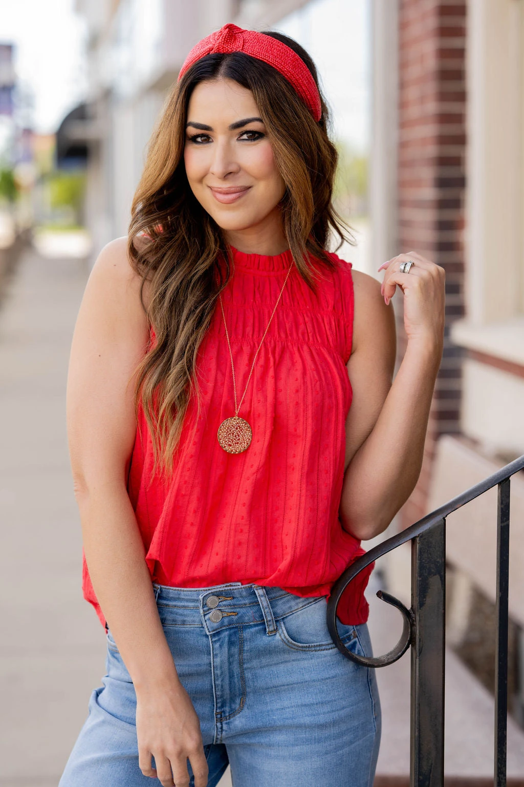 Detailed Smocked Top Tank 5 Detailed Smocked Top Tank - Image 5