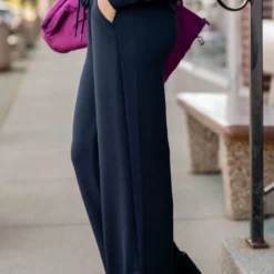 Side Slit Relaxed Pants -Women's Clothing Store untitled 4949 043de4d0 56fc 45d6 a234 d34549881fee