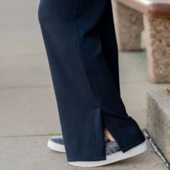 Side Slit Relaxed Pants -Women's Clothing Store untitled 4952 99334f4b 3d27 40f0 9993 283352fdff67