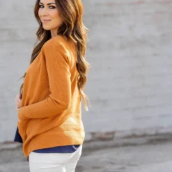 Waffled Two Pocket Cardigan -Women's Clothing Store untitled 4968