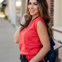 Subtle Diamonds Thick Trim Tank -Women's Clothing Store untitled 4999 46b975de 5c29 4807 b9d6 b3c6ca6d79c9