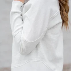 Side Slit Rib Accented Pullover 23 Side Slit Rib Accented Pullover -Women's Clothing Store untitled 5132 473badf6 7750 4b85 b02f 477a470c292f