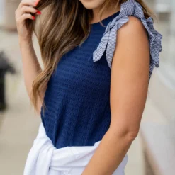 Striped Dual Flutter Trim Textured Tank 30 Striped Dual Flutter Trim Textured Tank -Women's Clothing Store untitled 5150 80411662 b547 44cf 9fa9 ddc9a16a572d