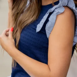 Striped Dual Flutter Trim Textured Tank 32 Striped Dual Flutter Trim Textured Tank -Women's Clothing Store untitled 5157 f56b9ee4 d469 436a be0e 863b51780314