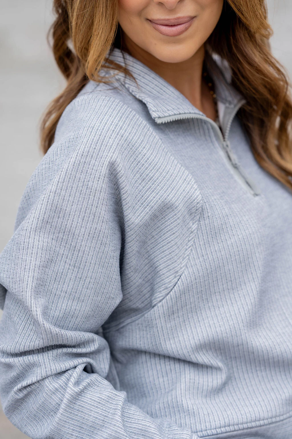 Mixed Textured Stripes Pullover 14 Mixed Textured Stripes Pullover - Image 14