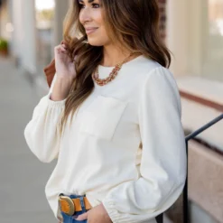 Waffled Balloon Sleeve Tee -Women's Clothing Store untitled 5179 9a2f7b7d 6a6f 41b4 ba50 29ea40c4a385