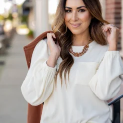 Waffled Balloon Sleeve Tee -Women's Clothing Store untitled 5191 c2c5d2cb d3b1 4138 ae57 9eacbb1950bd