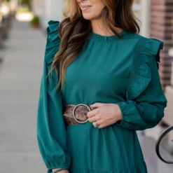 Classic Flutter Top Tiered Midi Dress -Women's Clothing Store untitled 5272 41cab6ed 04f5 4a23 a38a 333b1ef8c277