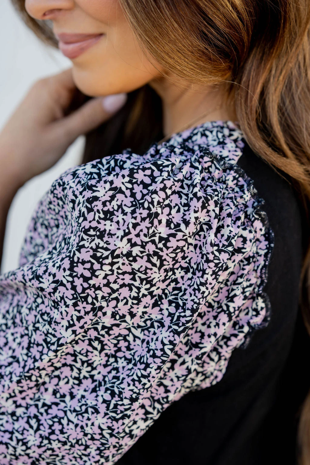 Dainty Daisies Statement Sleeve Tee 3 Dainty Daisies Statement Sleeve Tee - Image 3