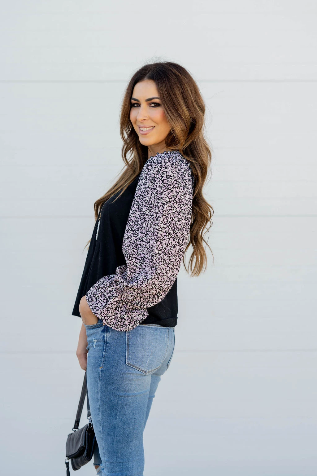 Dainty Daisies Statement Sleeve Tee 6 Dainty Daisies Statement Sleeve Tee - Image 6