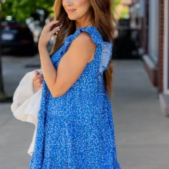 Squared Confetti Ruffle Accented Dress 25 Squared Confetti Ruffle Accented Dress -Women's Clothing Store untitled 5327 7b45315e 91fc 44ba be50 a81042387742