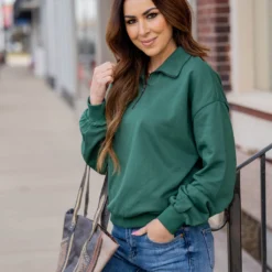 Perfect Fit Quarter Zip Pullover