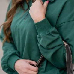 Perfect Fit Quarter Zip Pullover -Women's Clothing Store untitled 5357