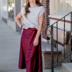 Elegant Midi Skirt -Women's Clothing Store untitled 5388