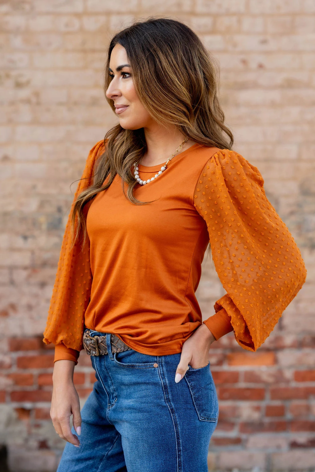 Swiss Dot Balloon Sleeve Blouse 10 Swiss Dot Balloon Sleeve Blouse - Image 10