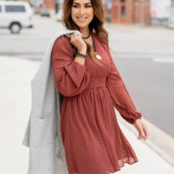 Textured Chevron Cinched Accents Dress -Women's Clothing Store untitled 5394 f73e5807 ccd8 4a2d a8f1 7116160abac8