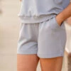 Side Slit Scuba Shorts