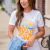 Here Comes The Sun Retro Graphic Tee