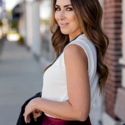 Woven Thick Trim Tank 25 Woven Thick Trim Tank -Women's Clothing Store untitled 5430 5f3923a2 76fa 4a14 ae95 db16bcca447a